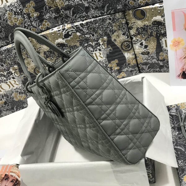 DIOR LARGE LADY DIOR BAG White - Image 5
