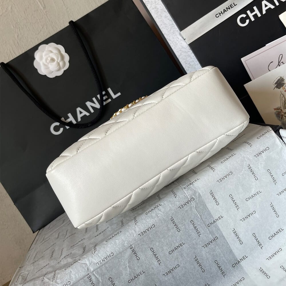 CHANEL large Camera Case White - Image 5