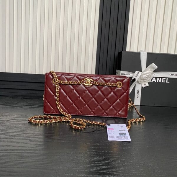 Chanel Evening Bag Red - Image 2