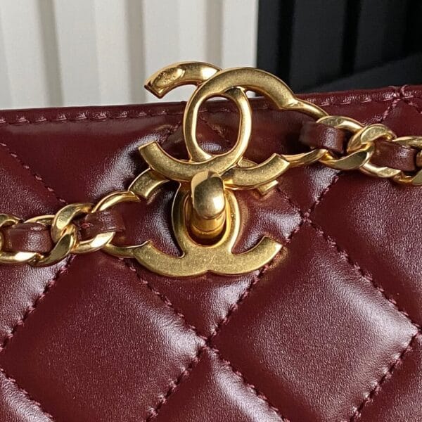 Chanel Evening Bag Red - Image 6