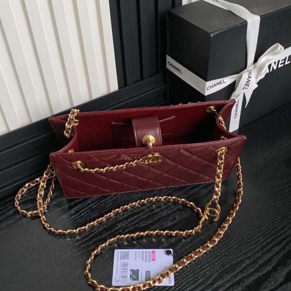 Chanel Evening Bag Red - Image 8