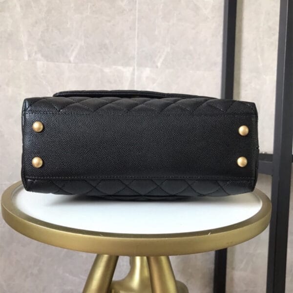 Chanel Coco handle flap shoulder bag PM black - Image 6