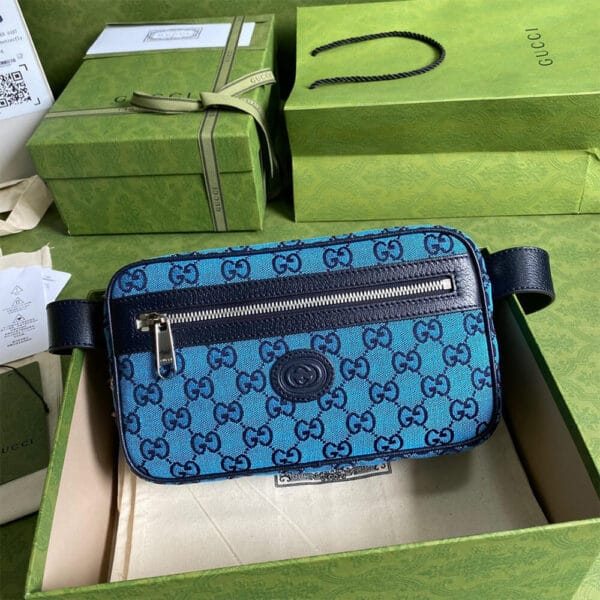 GG Multicolour belt bag black - Image 2