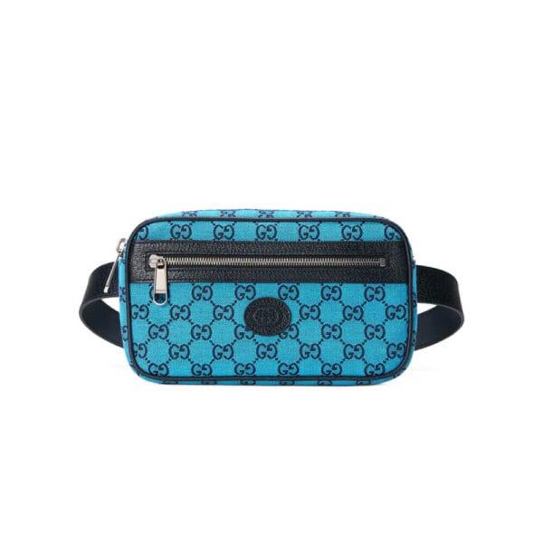 GG Multicolour belt bag black