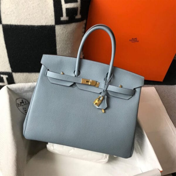Hermes Birkin 35 Lake Blue - Image 2