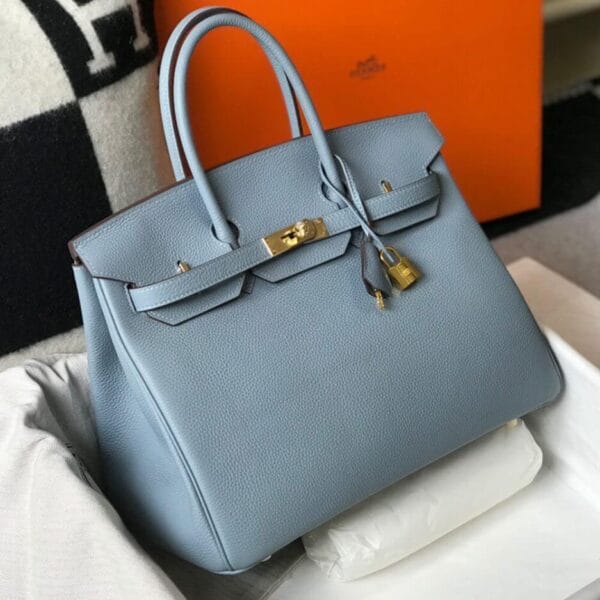 Hermes Birkin 35 Lake Blue - Image 3