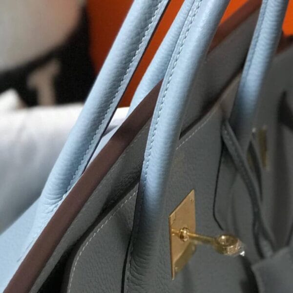 Hermes Birkin 35 Lake Blue - Image 5