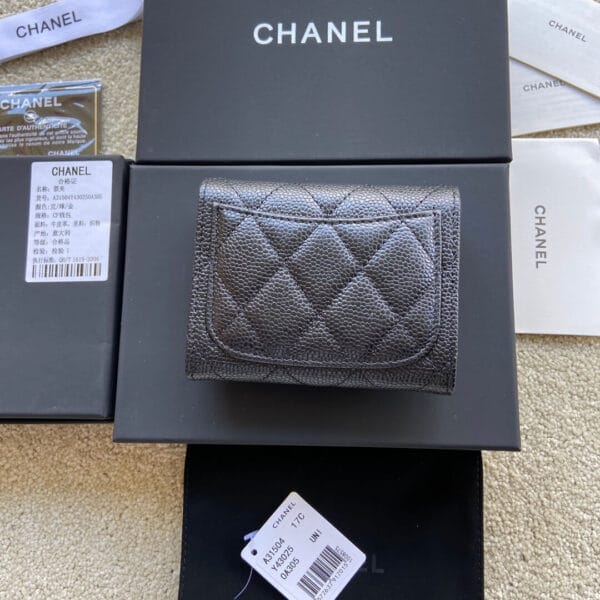 CHANEL Classic Small Flap Wallet black - Image 4