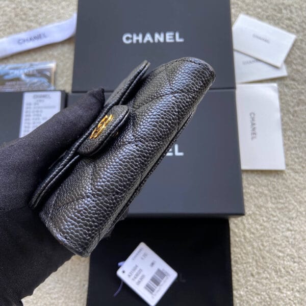 CHANEL Classic Small Flap Wallet black - Image 5