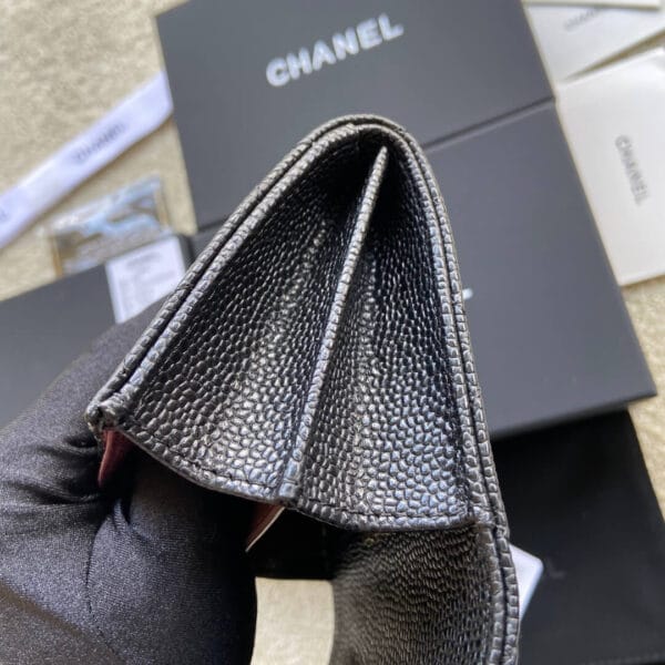 CHANEL Classic Small Flap Wallet black - Image 7