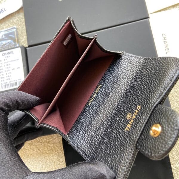 CHANEL Classic Small Flap Wallet black - Image 8