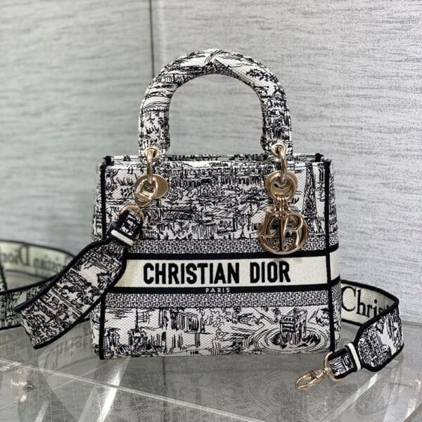 Dior Medium Lady D-Lite Bag Khaki - Image 2