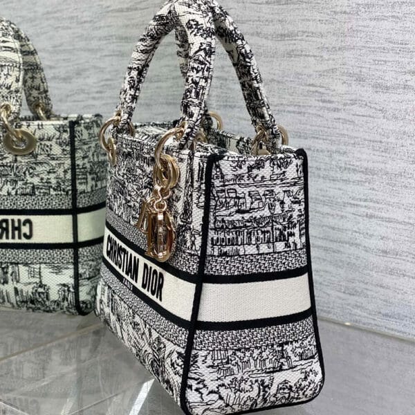 Dior Medium Lady D-Lite Bag Khaki - Image 3