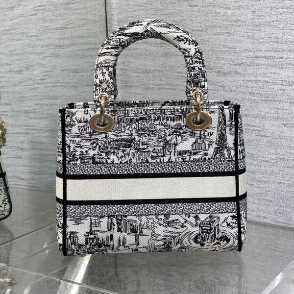 Dior Medium Lady D-Lite Bag Khaki - Image 4