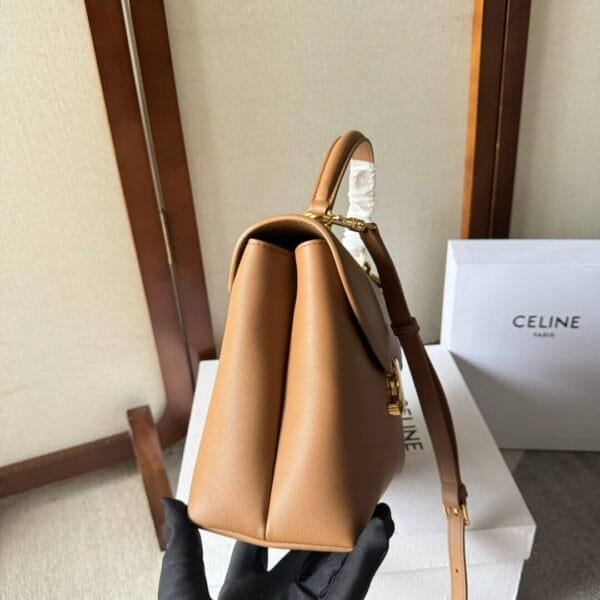 CELINE Medium size NINO bag in soft cow leather Lake Blue - Image 3