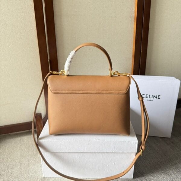 CELINE Medium size NINO bag in soft cow leather Lake Blue - Image 4