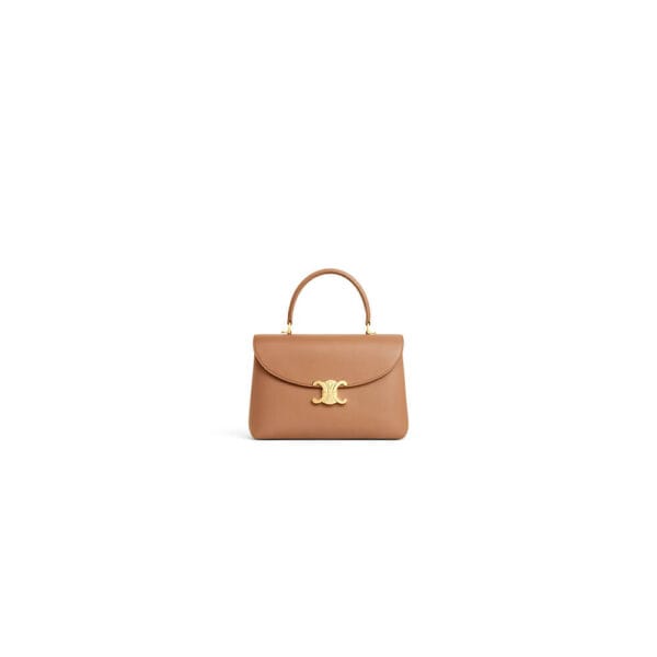 CELINE Medium size NINO bag in soft cow leather Lake Blue