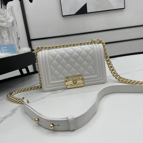 SMALL BOY CHANEL HANDBAG Beige - Image 2