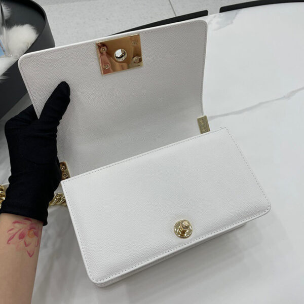 SMALL BOY CHANEL HANDBAG Beige - Image 6