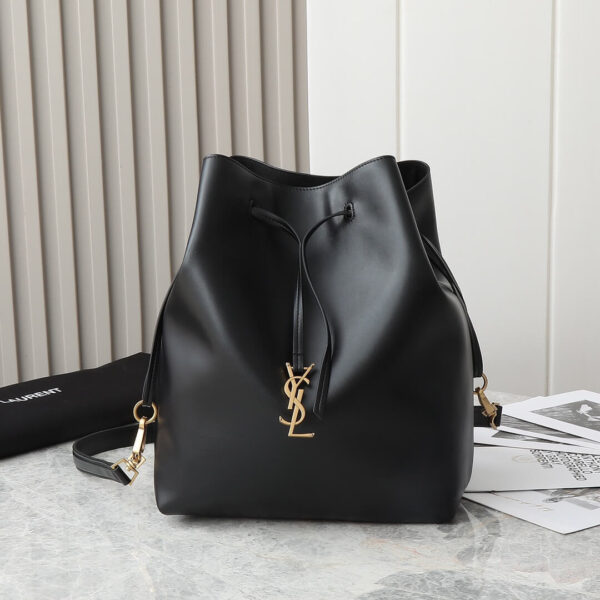 YSL PARIS VII pochon in lambskin black - Image 2