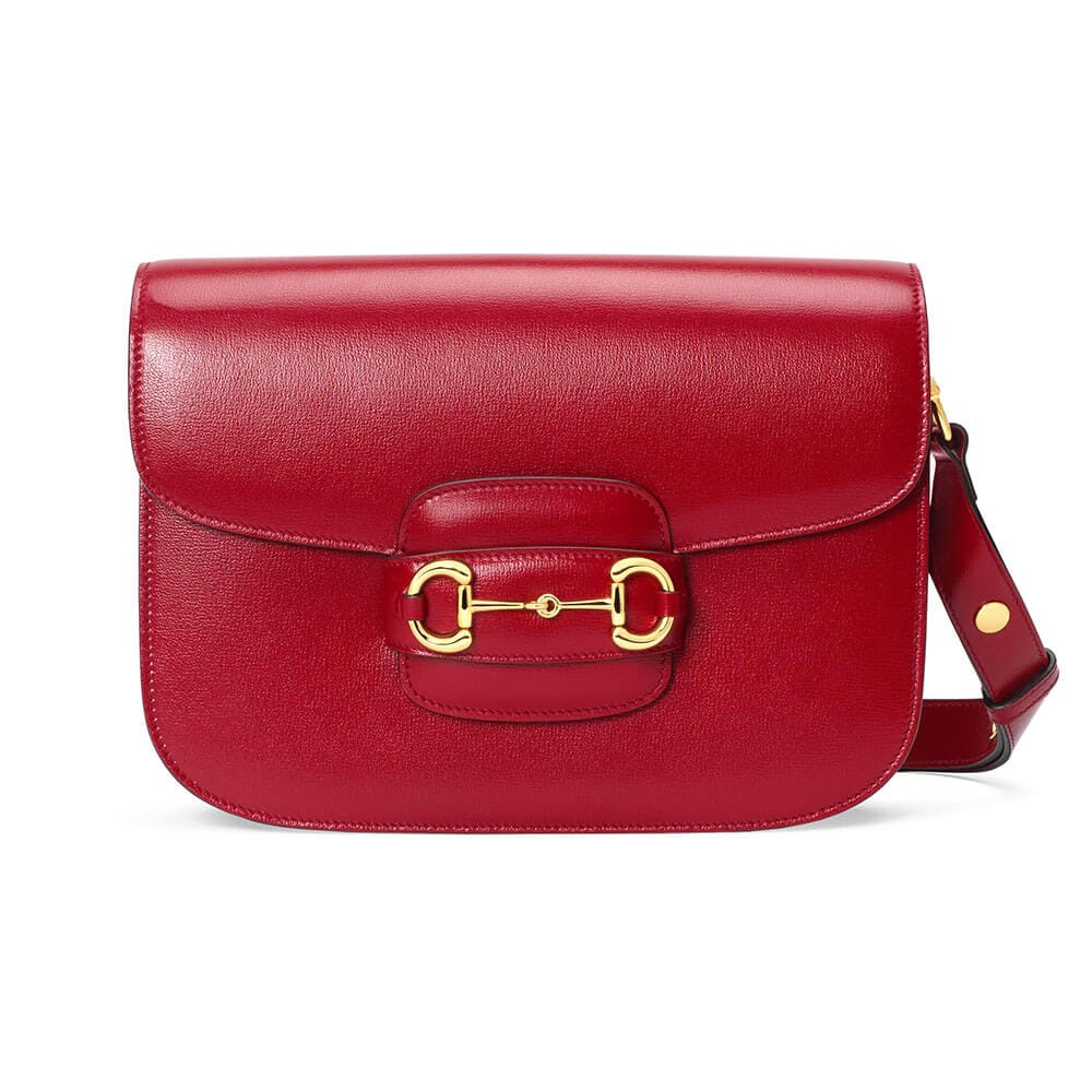 Gucci Horsebit 1955 Shoulder Bag Red