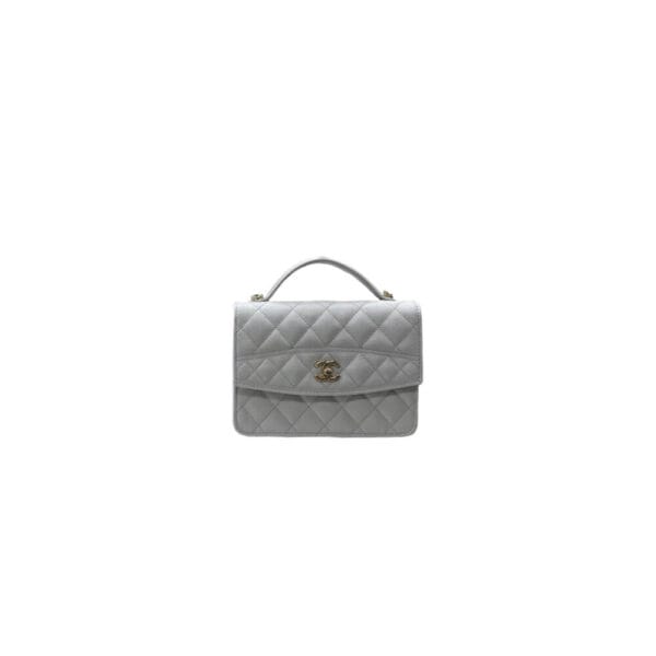 Chanel 25C Mini Backpack Medium grey