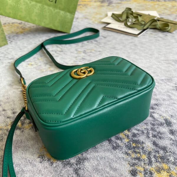 GG Marmont matelasse mini bag Green - Image 5