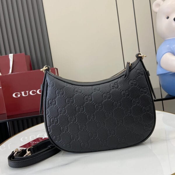 GG Emblem small shoulder bag black - Image 4