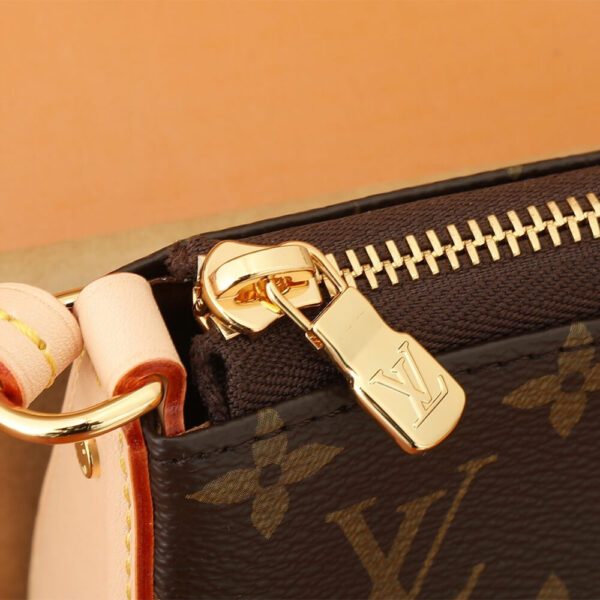 LV Pochette Tirette dark brown - Image 7