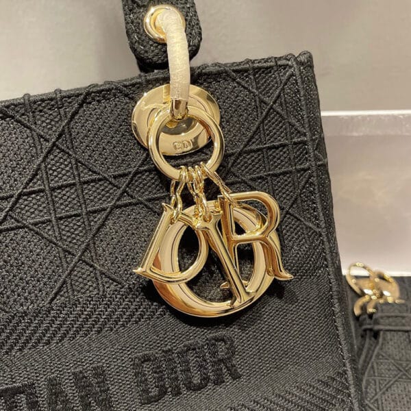 DIOR MEDIUM LADY D-LITE BAG black - Image 7