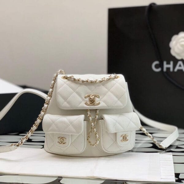 Chanel backpack PM Beige - Image 2