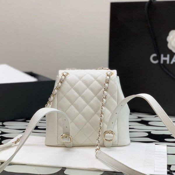 Chanel backpack PM Beige - Image 4