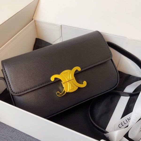CELINE TRIOMPHE SHOULDER BAG black - Image 2