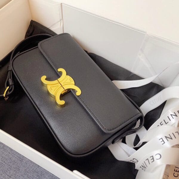 CELINE TRIOMPHE SHOULDER BAG black - Image 4