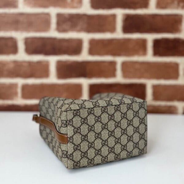 GG Emblem mini bucket bag Beige - Image 6