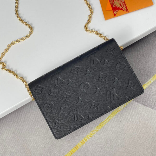 LV Vavin Chain Wallet black - Image 4