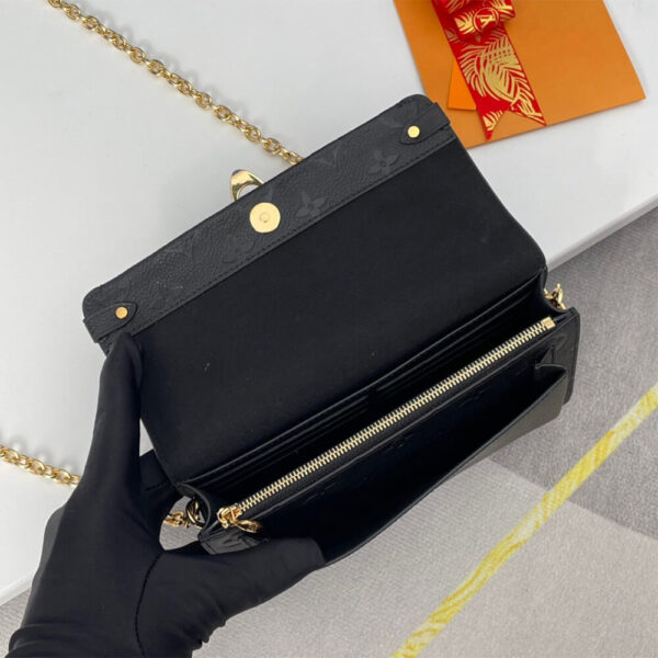 LV Vavin Chain Wallet black - Image 9