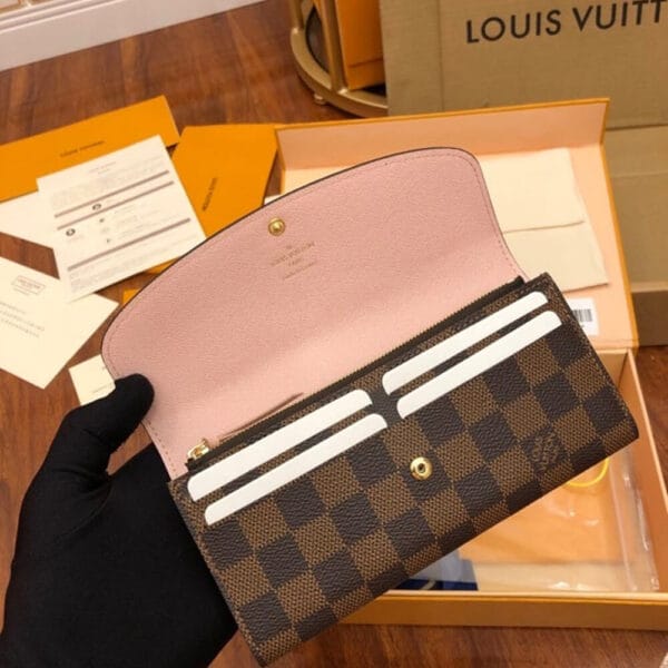 Louis Vuitton Emilie Wallet White - Image 8