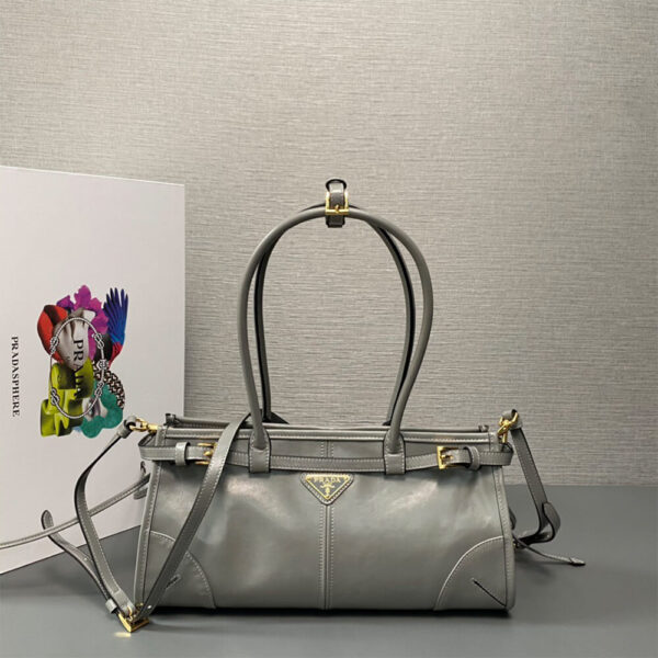Prada Medium leather handbag(high-end grade) black - Image 2