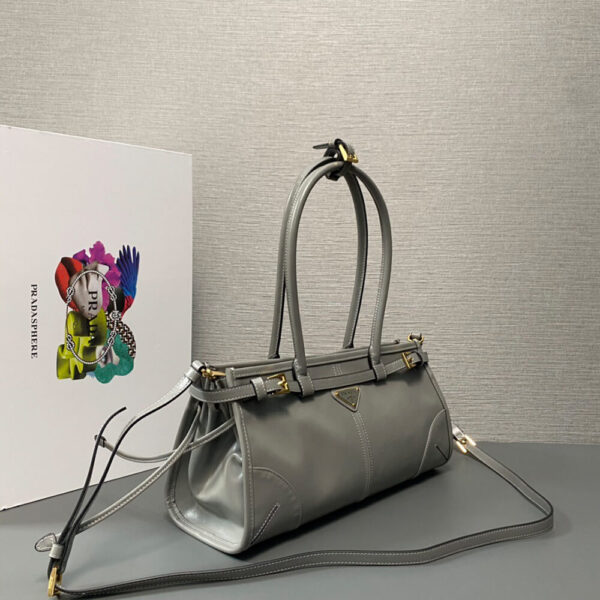Prada Medium leather handbag(high-end grade) black - Image 3
