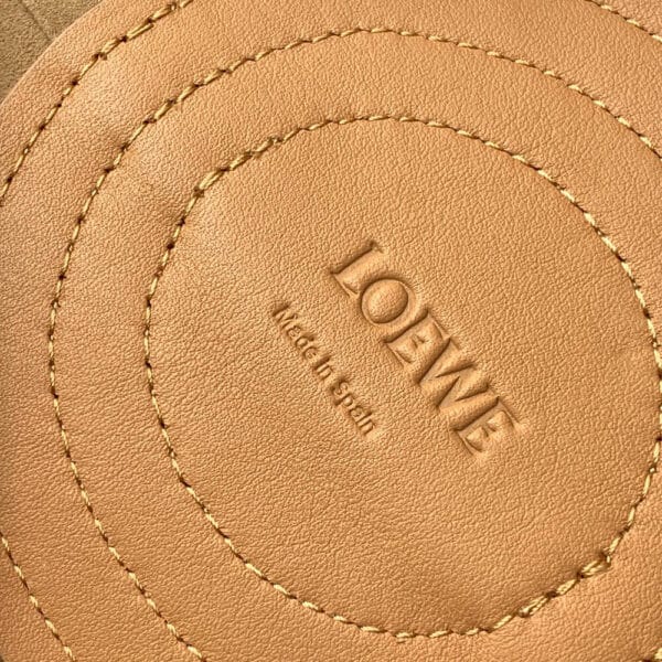Loewe Small Paseo bag in shiny nappa calfskin(high-end grade) Khaki - Image 7
