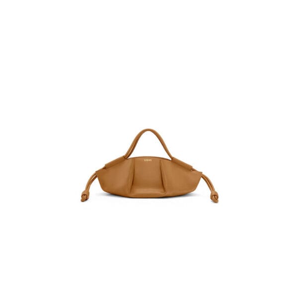 Loewe Small Paseo bag in shiny nappa calfskin(high-end grade) Khaki
