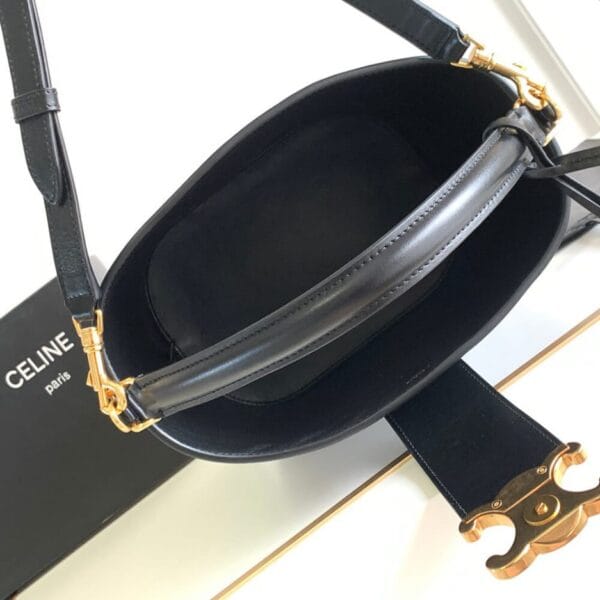 CELINE LOUISE Medium Bag in Smooth Calfskin black - Image 8