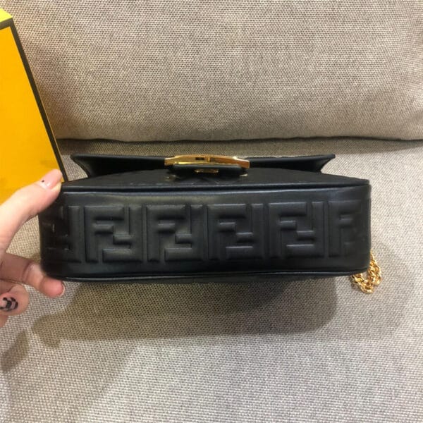 Fendi Baguette Chain Midi black - Image 6