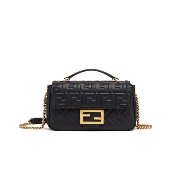 Fendi Baguette Chain Midi black
