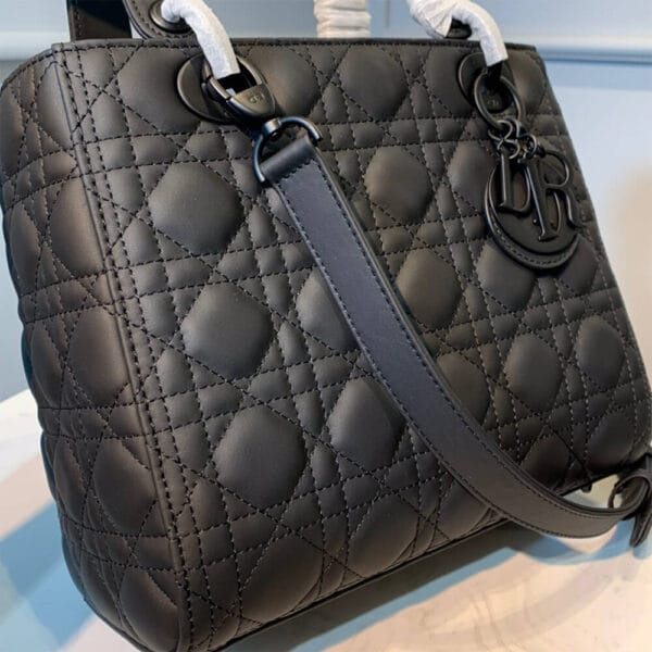 DIOR MEDIUM LADY DIOR BAG black - Image 3