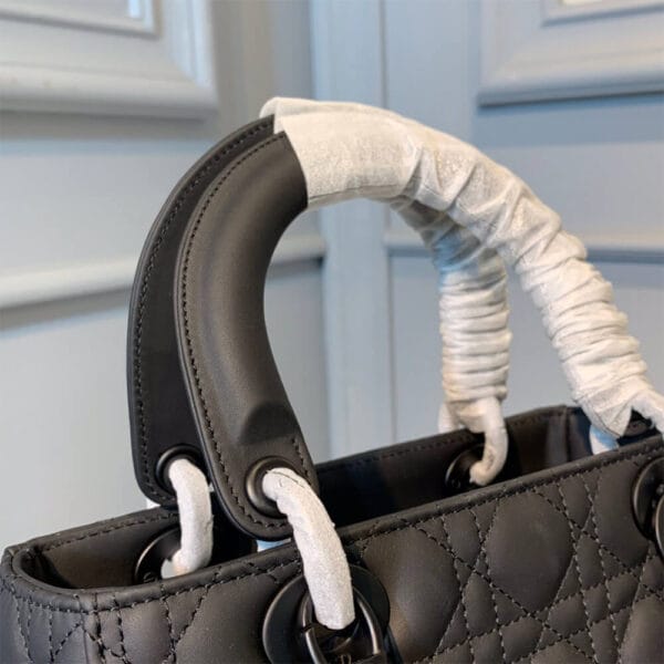 DIOR MEDIUM LADY DIOR BAG black - Image 7