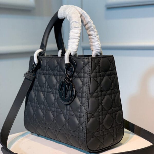 DIOR MEDIUM LADY DIOR BAG black - Image 8