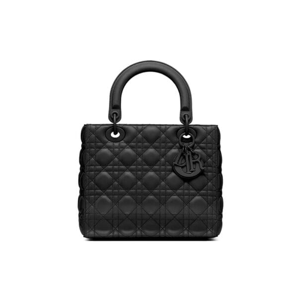 DIOR MEDIUM LADY DIOR BAG black