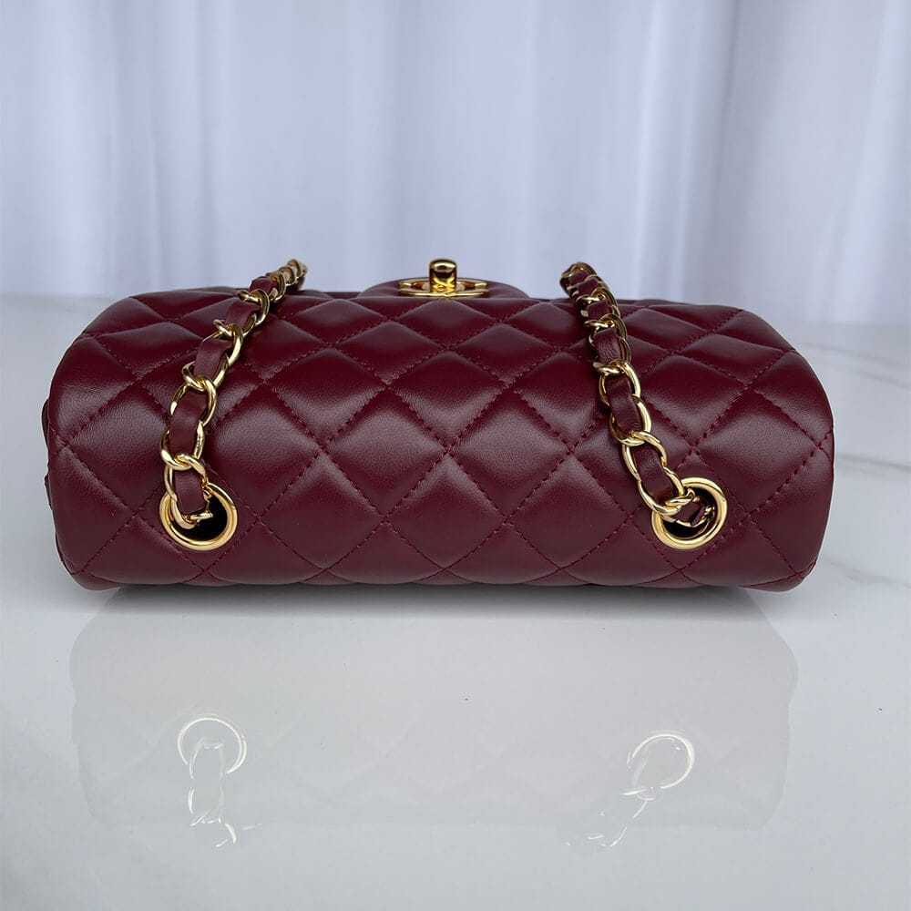 Chanel Mini Flap Bag(high-end grade) Red - Image 5